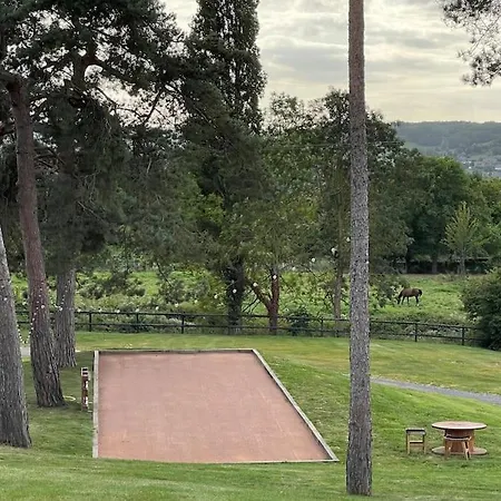 Villa Avec Piscine, Vue Mer Et Campagne. Bonneville-sur-Touques